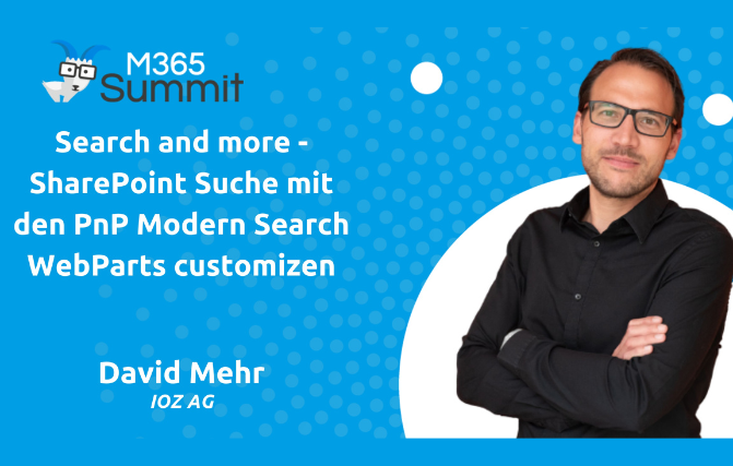 m365 summit david mehr sharepoint