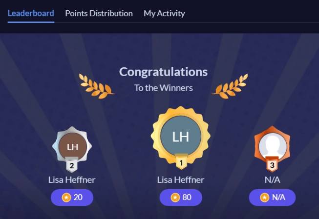 Gamification & Leaderboard Gamification & Leaderboard